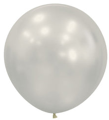 24 Silk Oyster White Sempertex Balloons