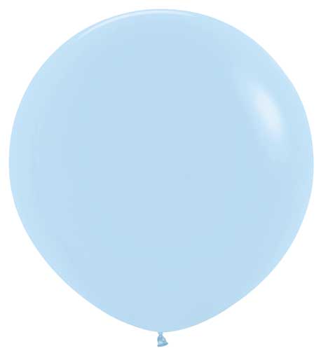 Pastel Matte Blue Latex Balloons