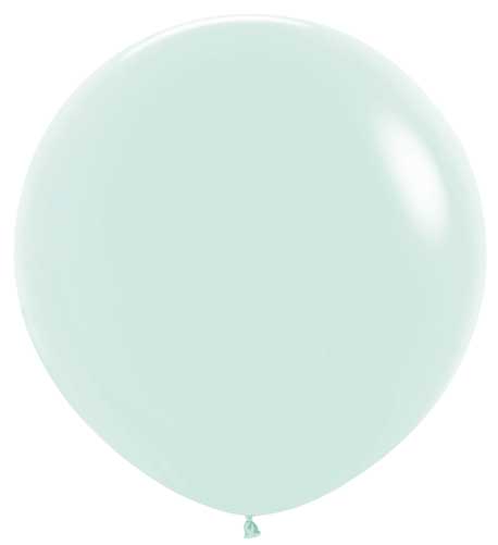 Pastel Matte Green Latex Balloons
