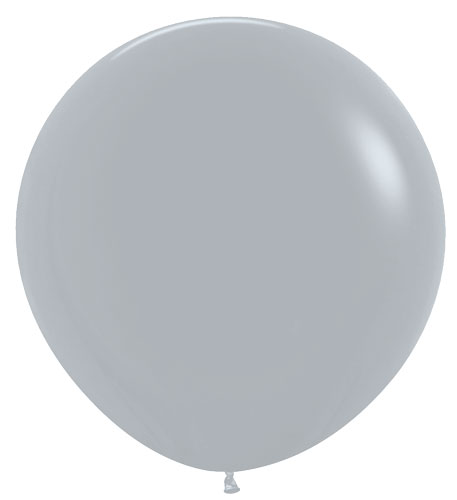 36 Deluxe Grey Sempertex Balloons