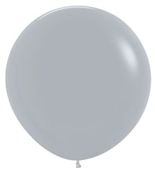 36 Deluxe Grey Sempertex Balloons
