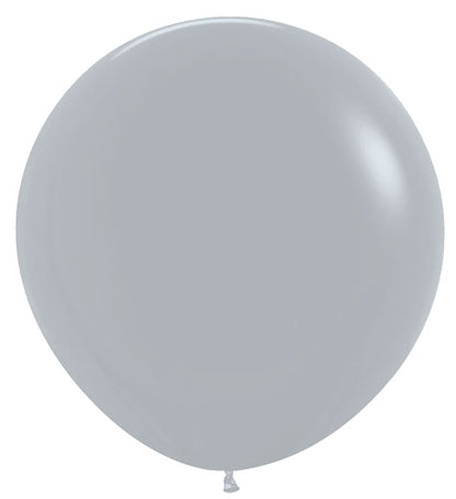 36 Deluxe Grey Sempertex Balloons