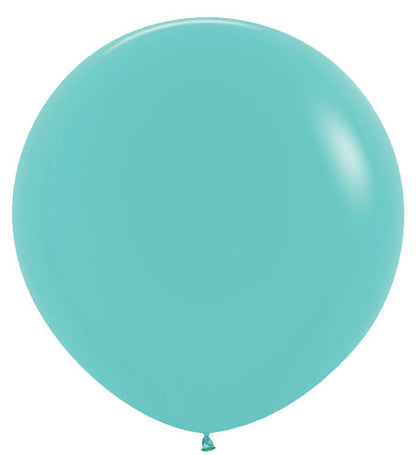 24 Deluxe Robin's Egg Sempertex Balloons
