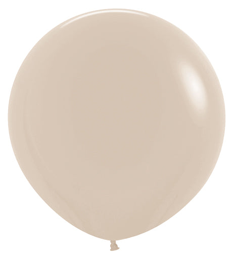 36 Deluxe White Sand Sempertex Balloons