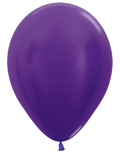 5 Metallic Violet Sempertex Balloons