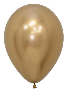 9" Reflex Gold Sempertex Balloons