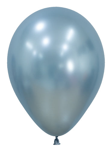 5 Silk Arctic Blue Sempertex Balloons