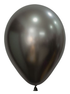 5" Silk Midnight Grey Sempertex Balloons