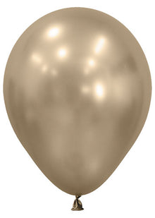 5 Silk Gold Dust Sempertex Balloons