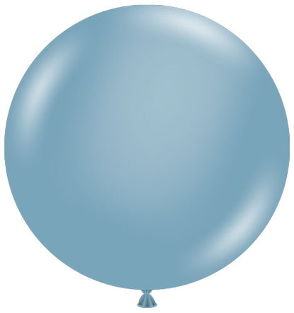 17" Blue Slate TUFTEX Balloons