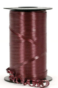 3/16 Burgundy Curling Ribbon