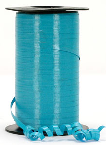 3/16 Caribbean Blue Curling Ribbon