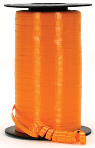 3/16 Orange Curling Ribbon
