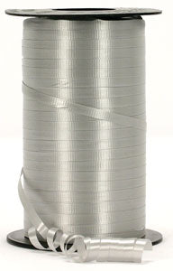3/8 Silver Curling Ribbon
