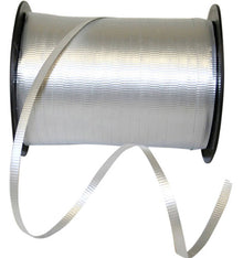 3/16 Reliant Silver Crimped Curling Ribbon