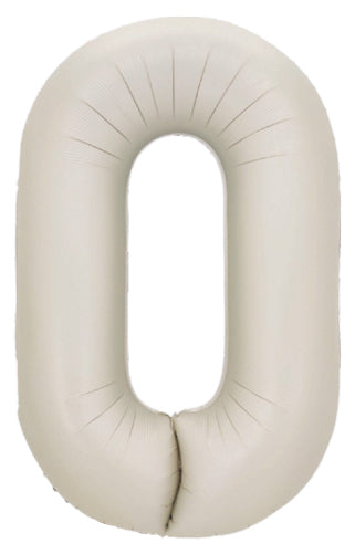 DecoNumber 0 Latte Balloon