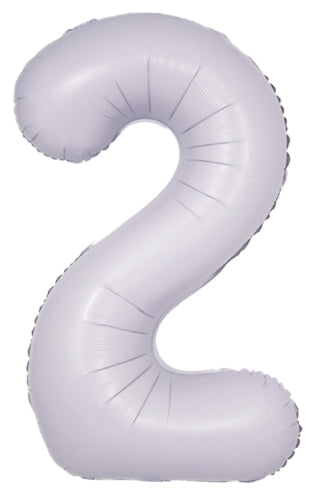 DecoNumber 2 Lilac Balloon