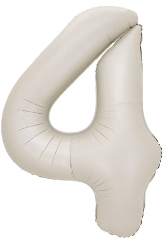 DecoNumber 4 Latte Balloon