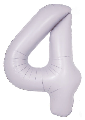 DecoNumber 4 Lilac Balloon