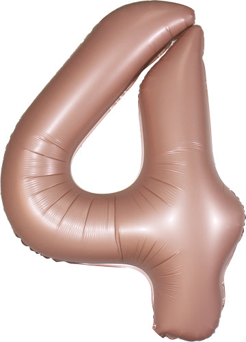 DecoNumber 4 Dusty Rose Balloon