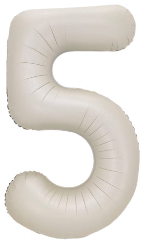 DecoNumber 5 Latte Balloon