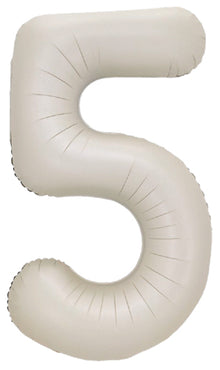 DecoNumber 5 Latte Balloon
