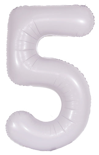 DecoNumber 5 Lilac Balloon