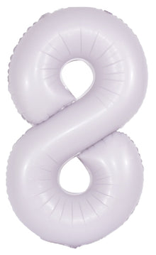 DecoNumber 8 Lilac Balloon