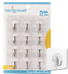 Deco-Adhesive Hooks