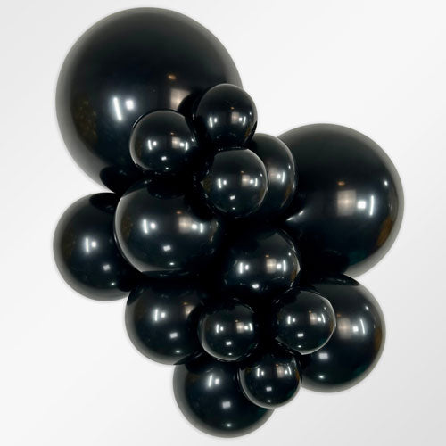 11" Deluxe Black Sempertex Balloons