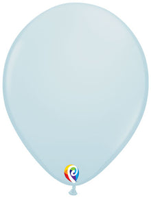 12 Funsational Chalk Pastel Pale Blue Balloons