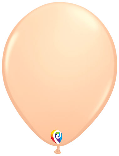 12 Funsational Chalk Pastel Peach Balloons