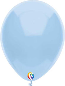12 Funsational Baby Blue Balloons - 15 Count