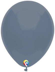 12 Funsational Slate Blue Balloons
