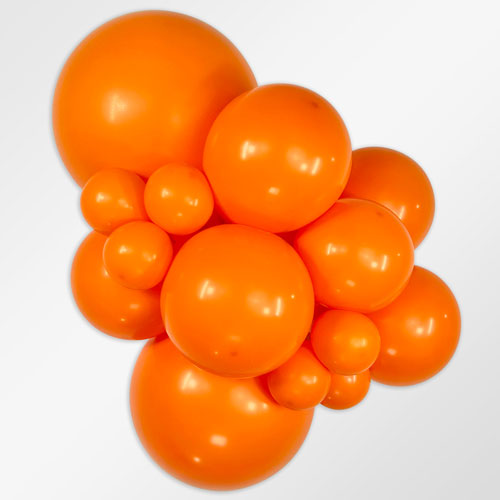 18" Fashion Orange Sempertex Balloons
