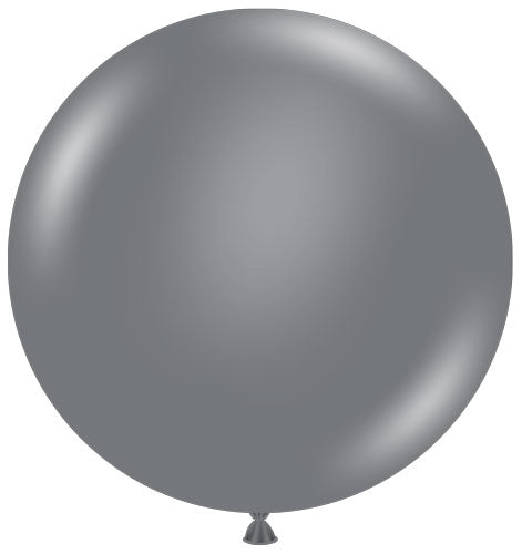 17" Gray Smoke TUFTEX Balloons