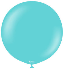 24” Standard Aqua Kalisan Balloons (2 pack)
