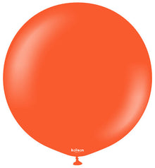 24” Standard Flaming Orange Kalisan Balloons (2 pack)