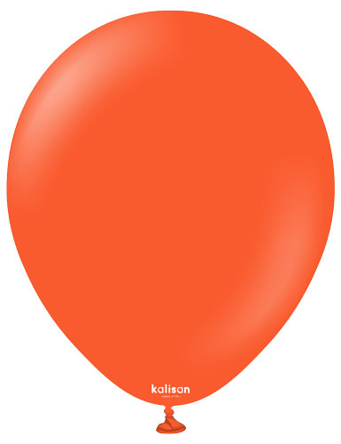 18” Standard Flame Orange Kalisan Balloons