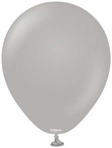 18 Standard Grey Kalisan Balloons