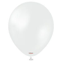 18 Opaque Satin Snow Kalisan Balloons