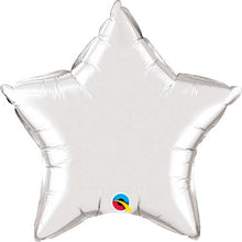 Silver Star Foil Balloons