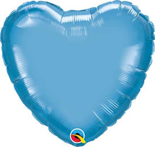 18 inch Chrome Blue Hearts
