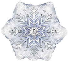 Prismatic Pattern Snowflake Foil Balloons