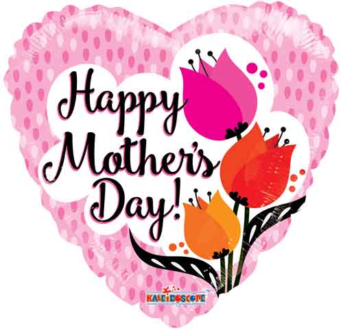 Mother's Day Tulips Foil Balloons