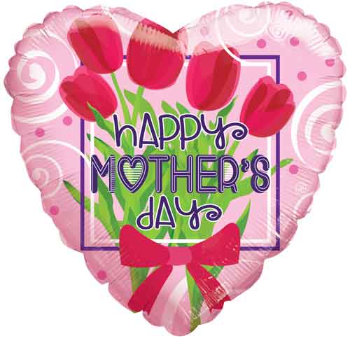 Mother's Day Bunch of Flowers Foil Balloons