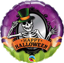 Halloween Skeleton Mirror Foil Balloons