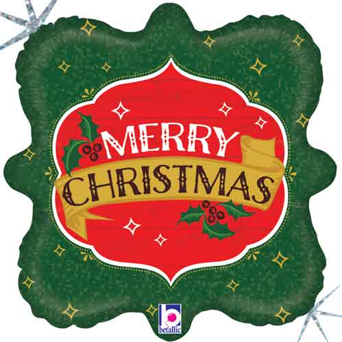 Christmas Vintage Foil Balloons