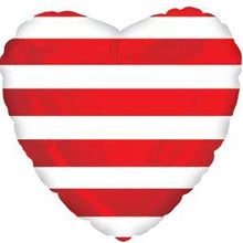 Red Stripes Foil Balloons