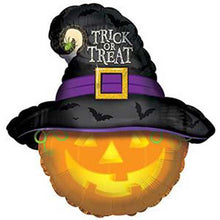 Halloween Pumpkin Witch Balloon Shape